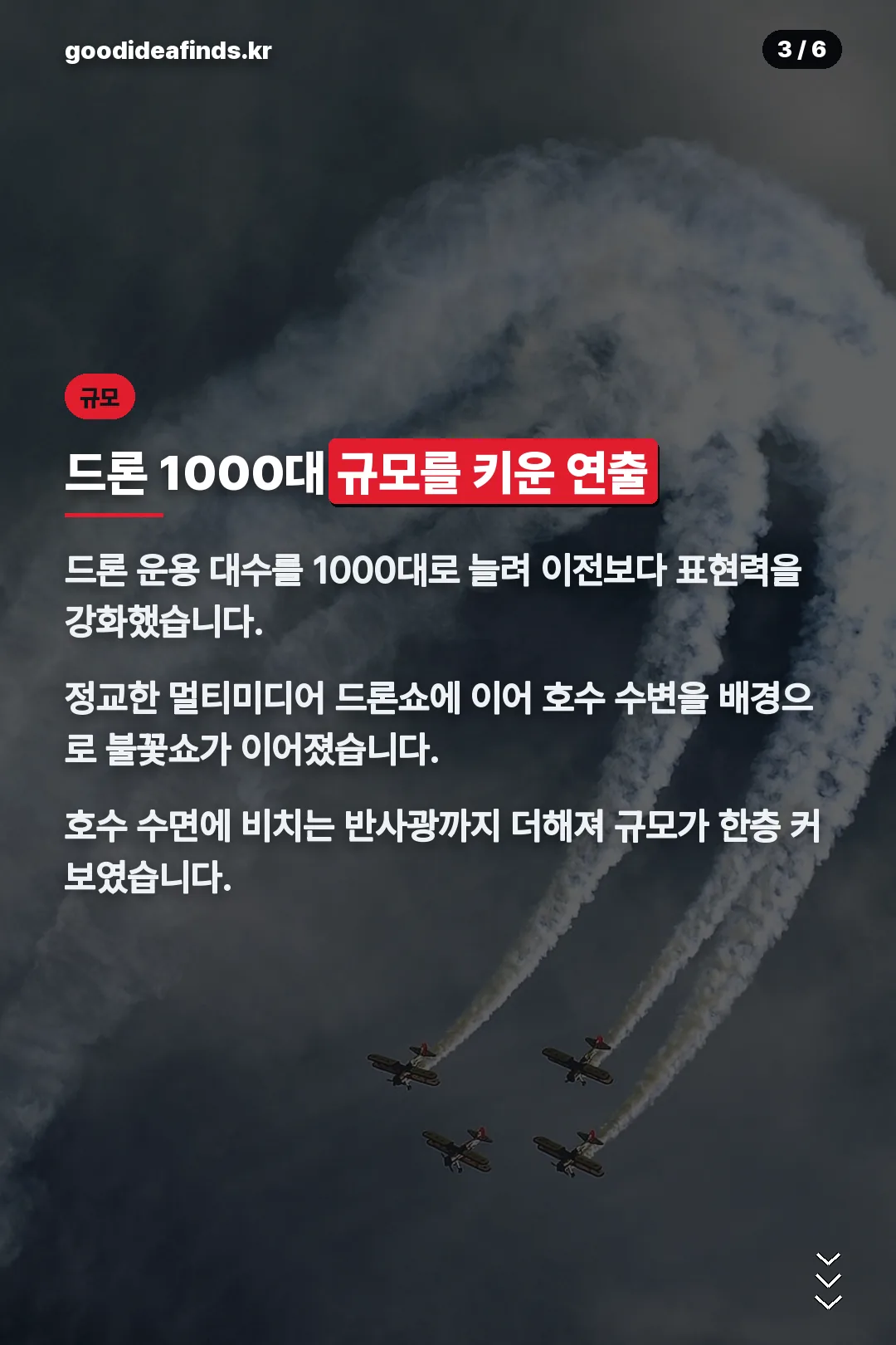 드론 1000대 규모 연출