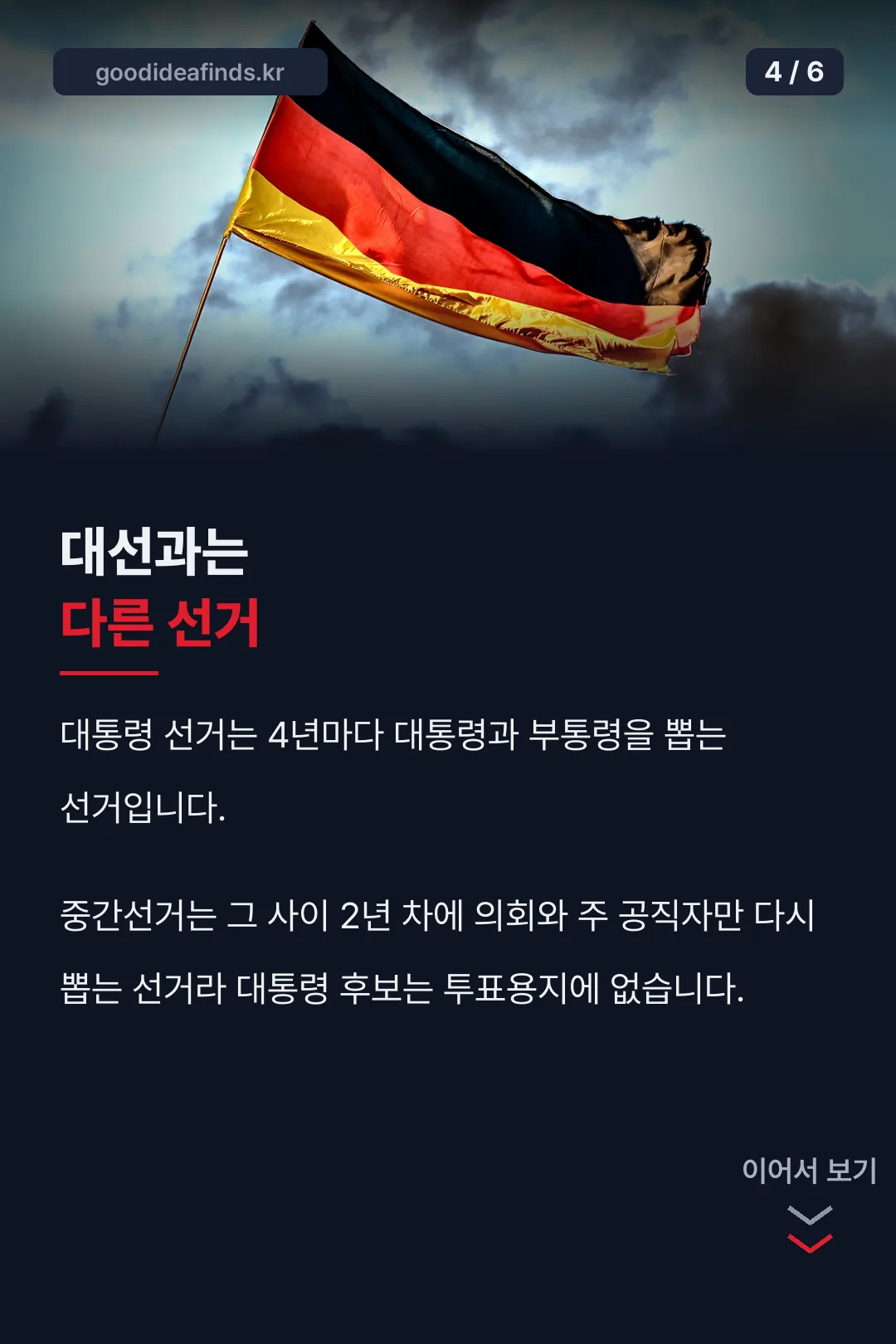 대통령 선거와의 차이